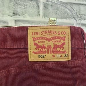 Levi Strauss & Co Rust Corduroy Pants